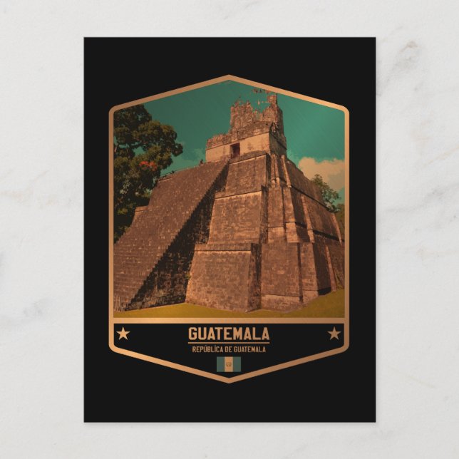 Guatemala Postkarte (Vorderseite)