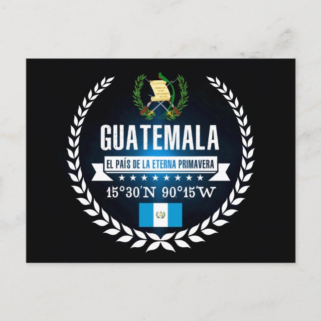 Guatemala Postkarte (Vorderseite)