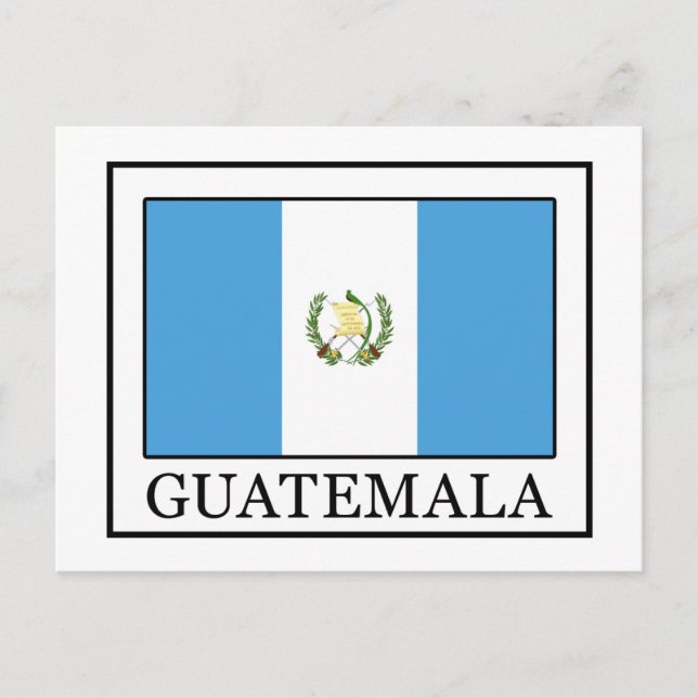 Guatemala Postkarte (Vorderseite)