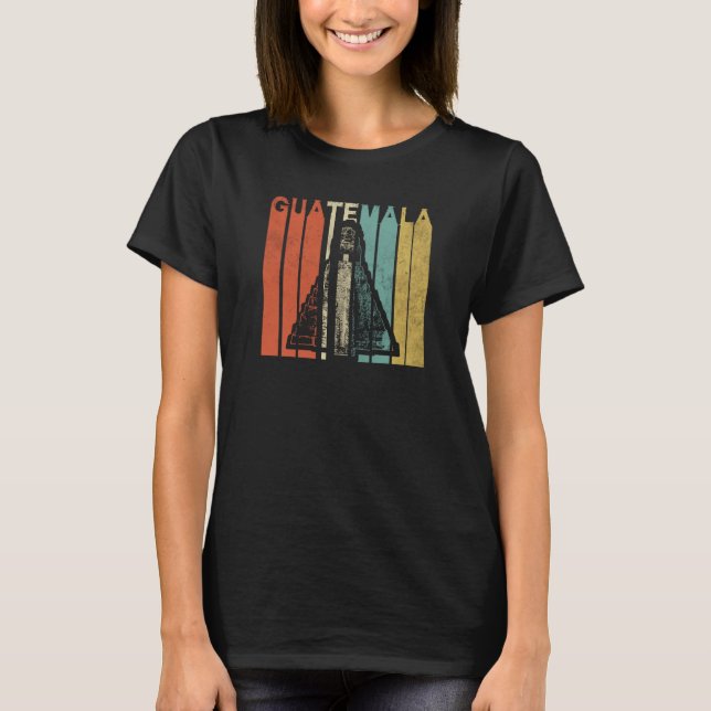 Guatemala Proud Hispanic Guate Flag Guatemalan Cha T-Shirt (Vorderseite)