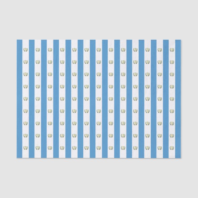 Guatemala-Republik-Flagge Seidenpapier (Vorderseite)