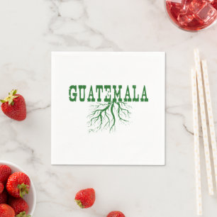 Guatemala Roots Word Art Paper Party Napkins Serviette