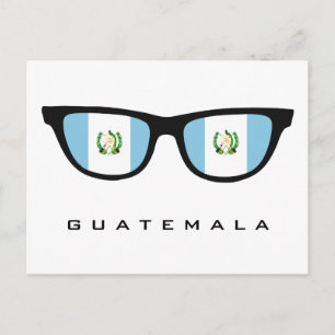 Guatemala Shades benutzerdefinierte Text- und Farb Postkarte