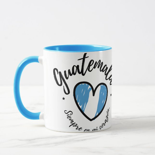 Guatemala Siempre en Mi Corazon I Liebe Guatemala Tasse (Links)