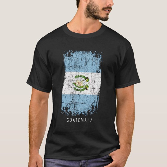 Guatemala Souvenir Design - Länderflagge Guatemala T-Shirt (Vorderseite)