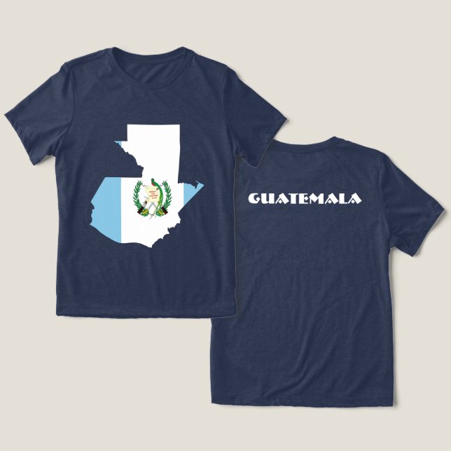 Guatemala Special Tourist Geschenk Classic Tri-Blend Shirt (Design Vorderseite & Rückseite)