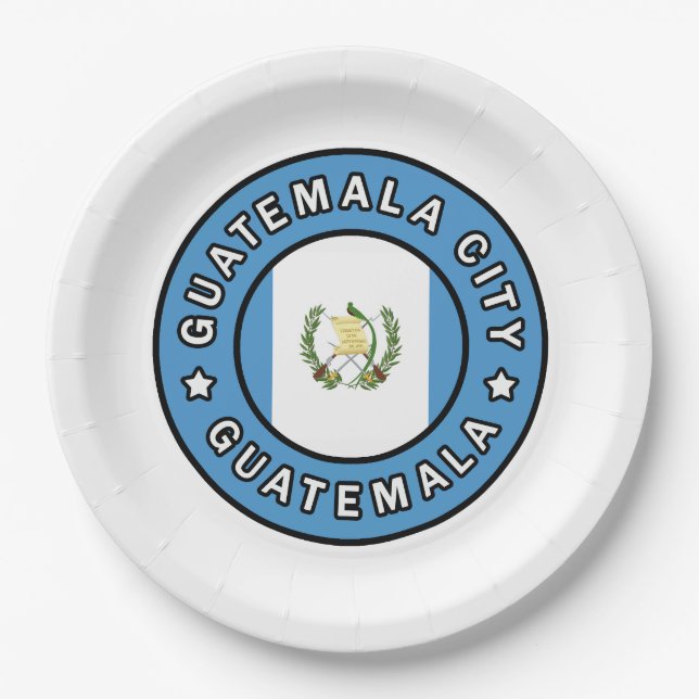 Guatemala-Stadt Guatemala Pappteller (Vorderseite)