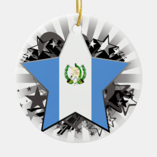 Guatemala-Stern Keramik Ornament