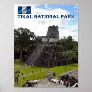 Guatemala - Tikal - Nationalpark - Poster