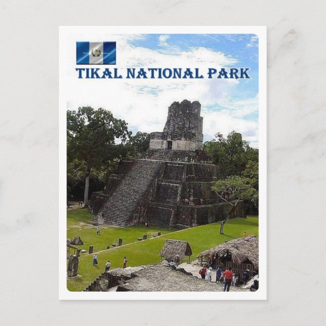 Guatemala - Tikal - Nationalpark - Postkarte (Vorderseite)