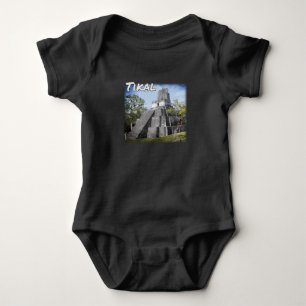 Guatemala Tikal Ruins Temple Baby Strampler