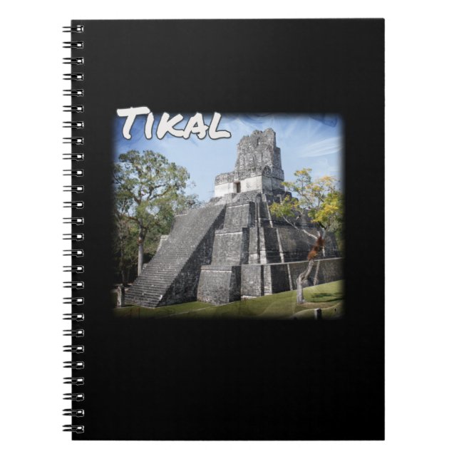 Guatemala Tikal Ruins Temple Notizblock (Vorderseite)