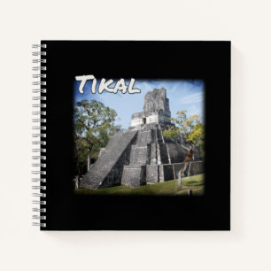 Guatemala Tikal Ruins Temple Notizbuch