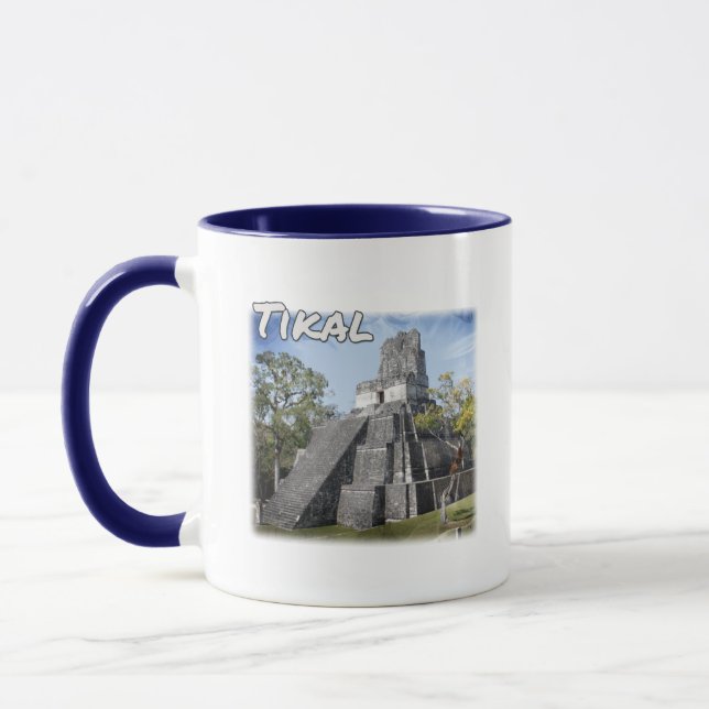 Guatemala Tikal Ruins Temple Tasse (Links)