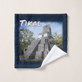 Guatemala Tikal Ruins Temple Waschlappen