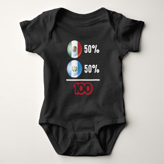 Guatemala und Mexikanisches Erbe - Proud-Wurzeln Baby Strampler (Vorderseite)