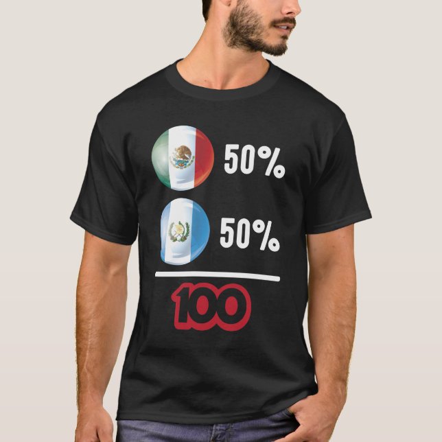 Guatemala und Mexikanisches Erbe - Proud-Wurzeln T-Shirt (Vorderseite)