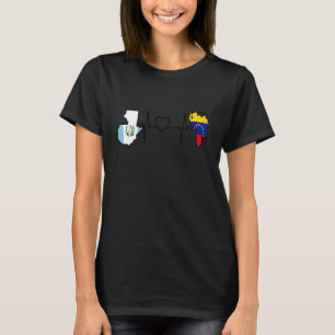 Guatemala Venezuela Flagge guatemaltekisch venezol T-Shirt