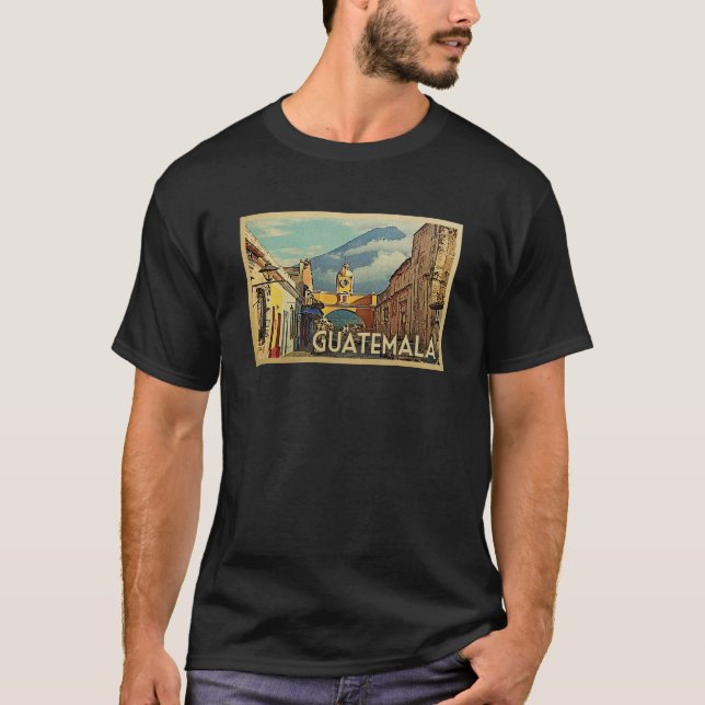 Guatemala Vintage Travel T - Shirt (Vorderseite)