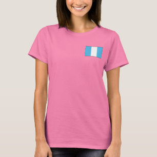 Guatemalaflaggen- und -karten-DK-T - Shirt