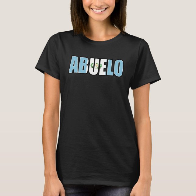 Guatemalan Abuelo First Time Grandpa Fathers Day T-Shirt (Vorderseite)