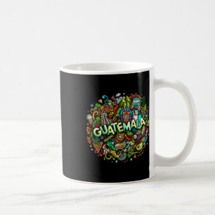 Guatemaltekische Denkmäler und Guatemala-Stadt Kaffeetasse