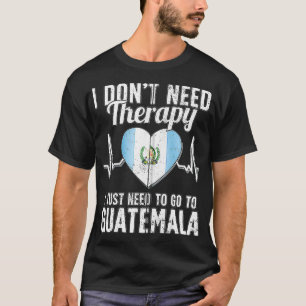 Guatemaltekische Flagge I Guatemala Flagge I Reise T-Shirt