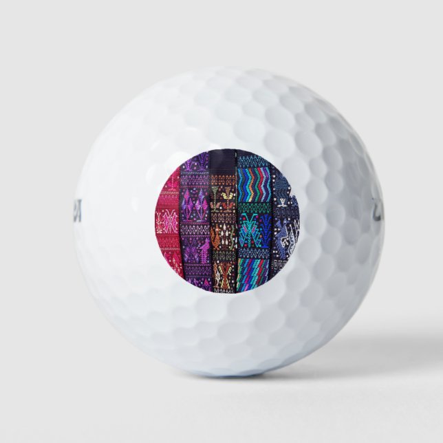 guatemaltekische Textildesigns Golfball (Vorderseite)