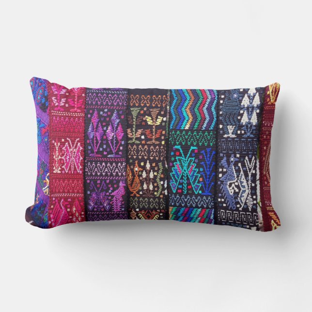 guatemaltekische Textildesigns Lendenkissen (Vorderseite)