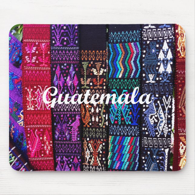 guatemaltekische Textildesigns. Mousepad (Vorne)