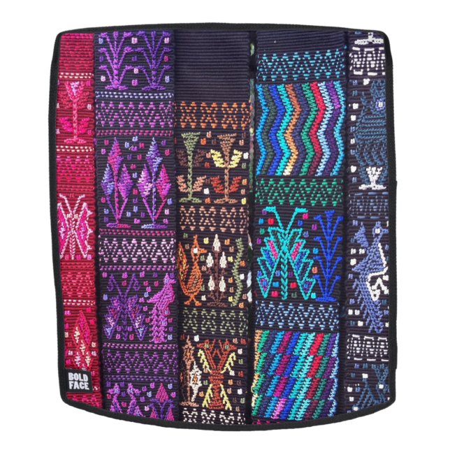 guatemaltekische Textildesigns Rucksack (Abnehmbare Front)