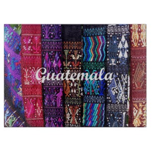 guatemaltekische Textildesigns. Schneidebrett