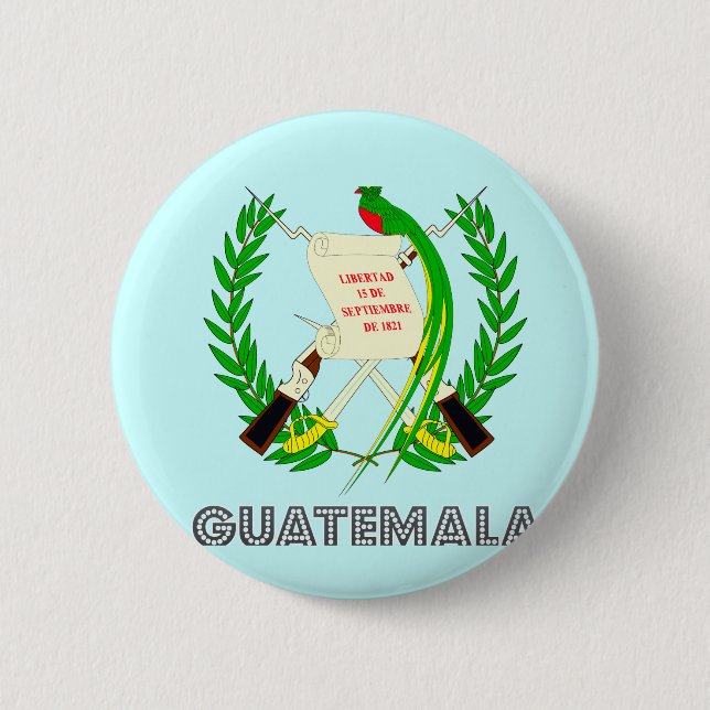Guatemaltekisches Emblem Button (Vorderseite)