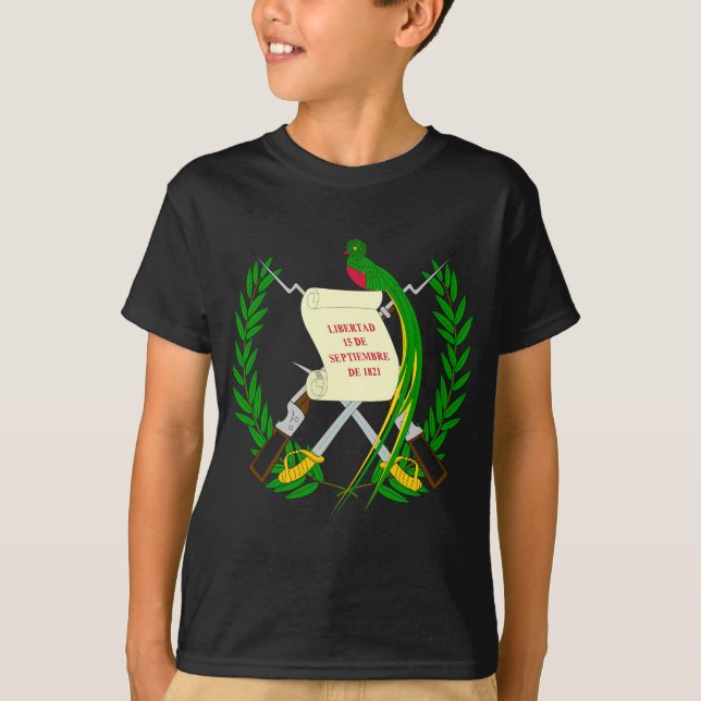 guatemaltekisches Emblem T-Shirt (Vorderseite)