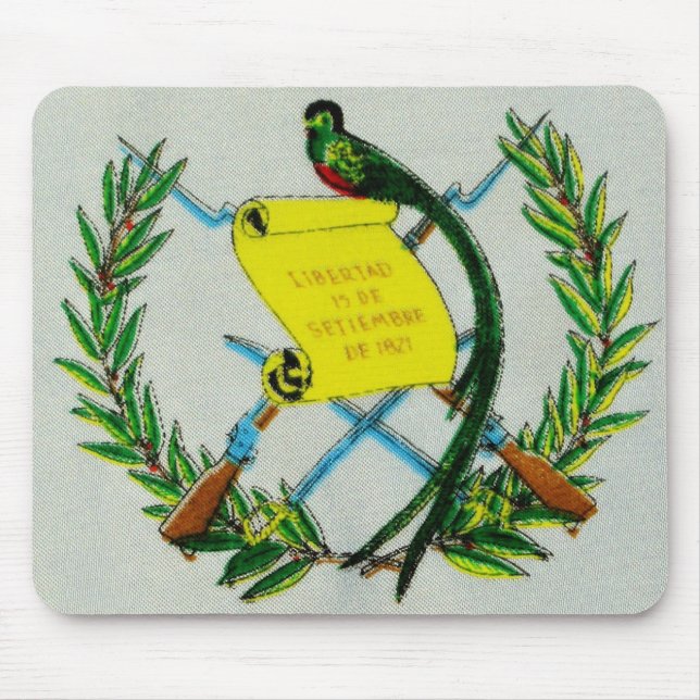 Guatemaltekisches Nationalsymbol mit Quetzal Mousepad (Vorne)