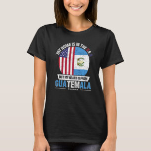 Guatemaltekisches Patriotisches Herz stammt aus Gu T-Shirt