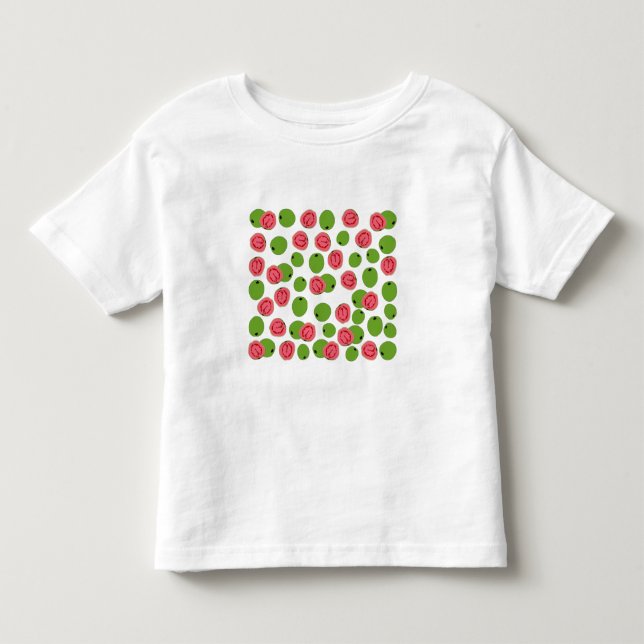 Guava Fruit Pattern Kleinkind T-shirt (Vorderseite)