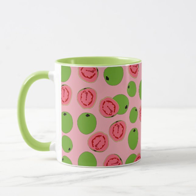 Guava Fruit Pattern Tasse (Links)