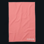 Guava rosa Farbname Geschirrtuch<br><div class="desc">Guava rosa Farbname</div>