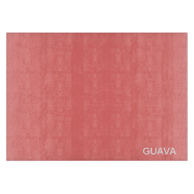 Guava rosa Farbname Schneidebrett (Vorderseite)