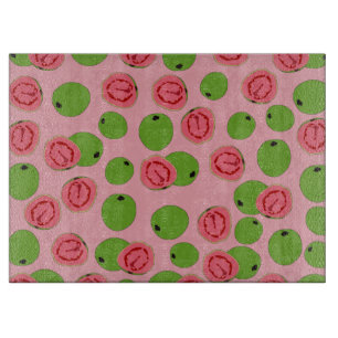 Guave Frucht Muster  Schneidebrett