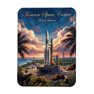 Guayana Raumfahrtzentrum Französisch-Guayana Magnet