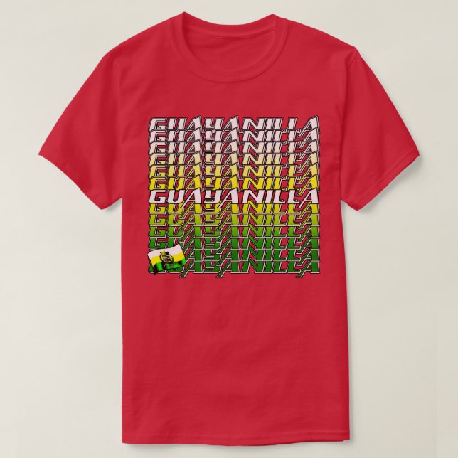 Guayanilla Cascade Text 3 T-Shirt (Design vorne)