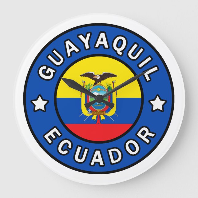 Guayaquil Ecuador Große Wanduhr (Vorderseite)