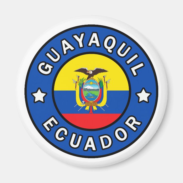 Guayaquil Ecuador Magnet (Vorne)