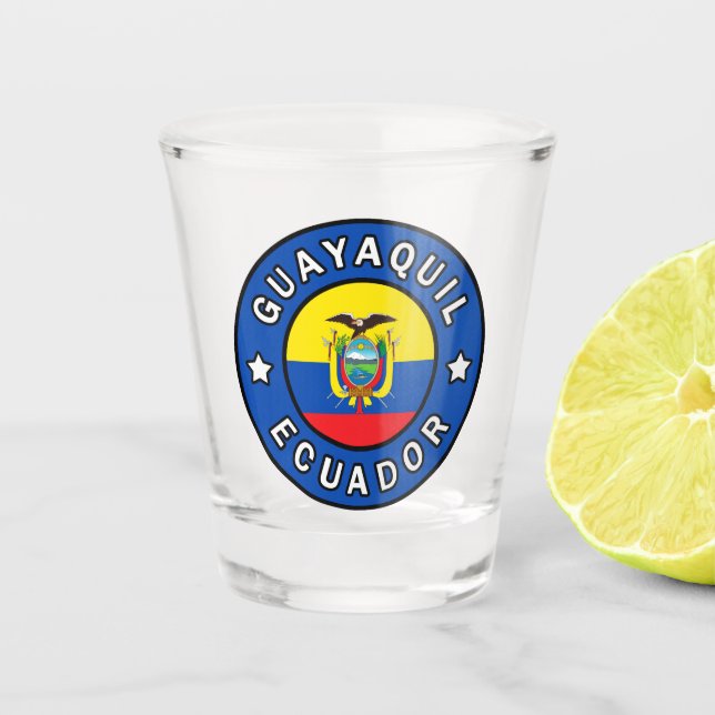 Guayaquil Ecuador Schnapsglas (Vorderseite)