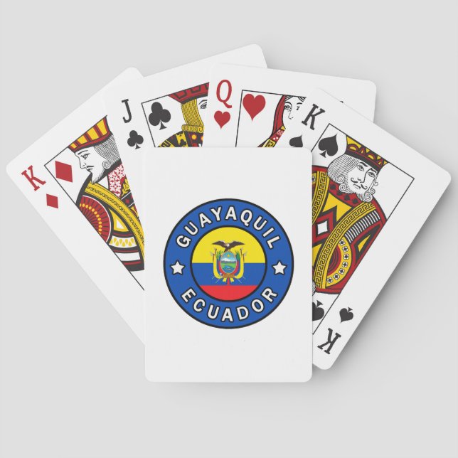Guayaquil Ecuador Spielkarten (Rückseite)