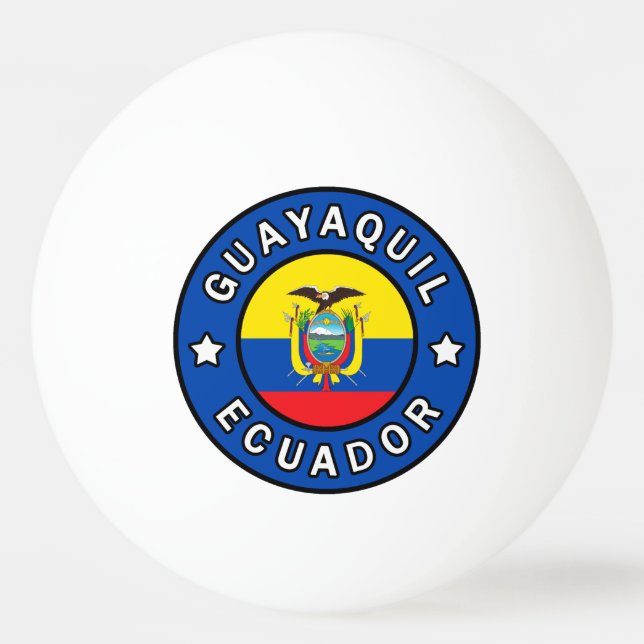 Guayaquil Ecuador Tischtennisball (Vorderseite)