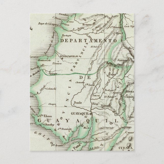 Guayaquil Postkarte (Vorderseite)