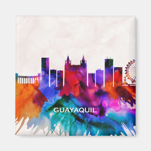 Guayaquil Skyline Magnet